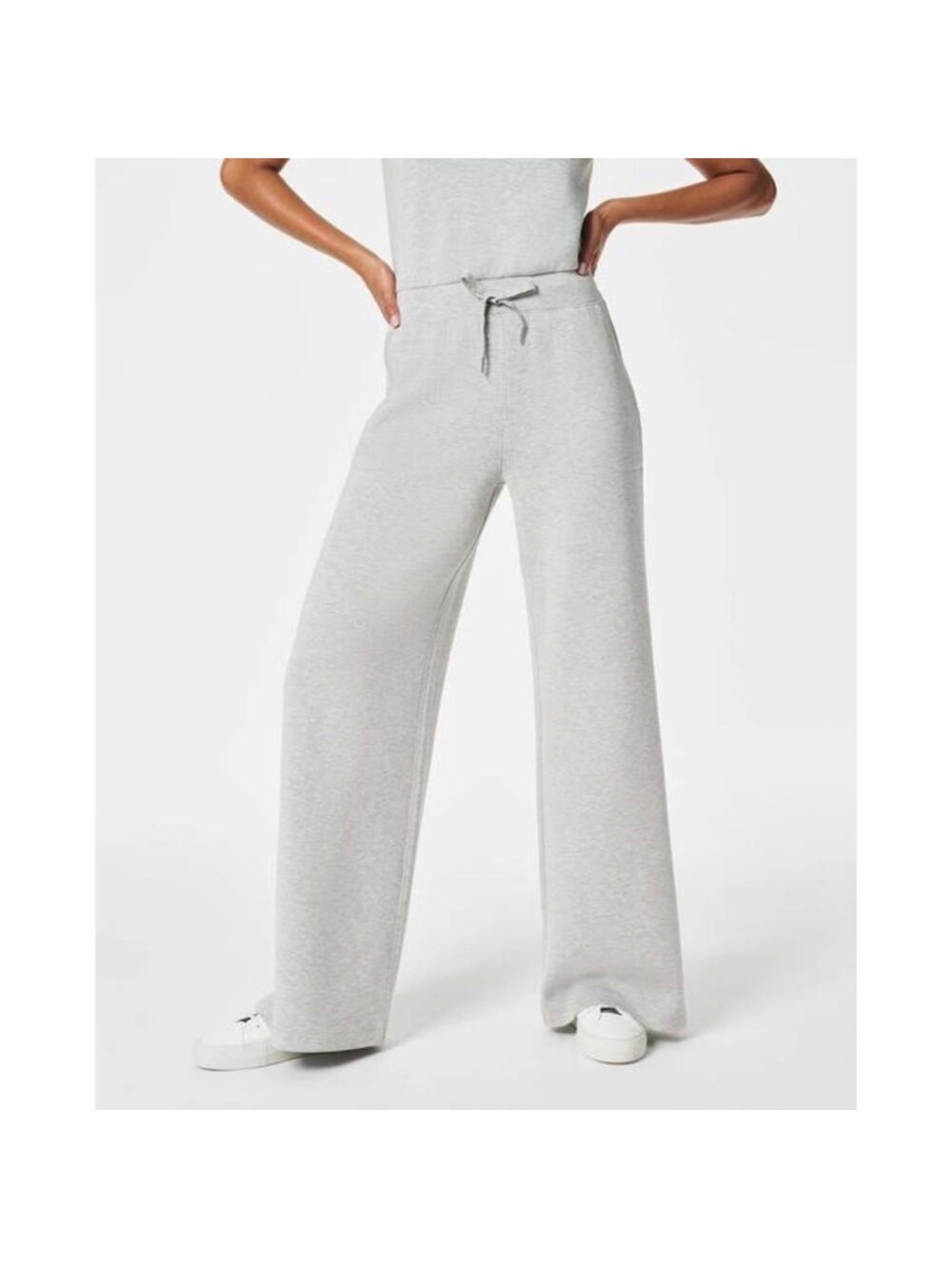 Spanx Air Essentials Women's Sleeveless Jumpsuit Size M Heather Gray - Picture 2 of 12